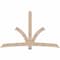 Ekena Millwork Davenport Smooth Timber Gable Bracket, Douglas Fir, 96"W x 60"H x 1 1/2"D x 5 1/2"F, 15/12 Pitch GBW096X60X0206DAV00SDF - alternate 1